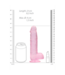 RealRock Realistischer Dildo 21 cm mit Hoden – Körperverträglich & leicht zu reinigen