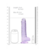 RealRock Lifelike 21 cm Realistic Dildo with Suction Cup & Safe Design