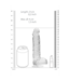 RealRock Realistic 21 cm Dildo with Suction Cup | Body-Safe & Easy to Clean