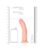 RealRock Curved Realistic Dildo 18 cm with Suction Cup for G-Spot Pleasure