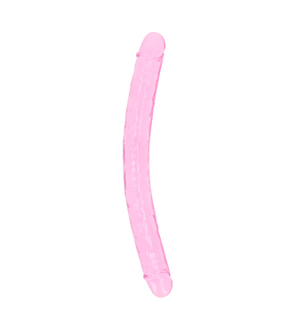 RealRock RealRock Kristallklarer Doppeldildo 34 cm – Vielseitiges Vergnügen