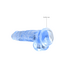 RealRock 21 cm Realistic Dildo with Balls - Safe, Clear, & Strong Suction Cup