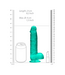 RealRock Realistischer Dildo mit stabiler Saugnapfhalterung – 21 cm, sicher & langlebig