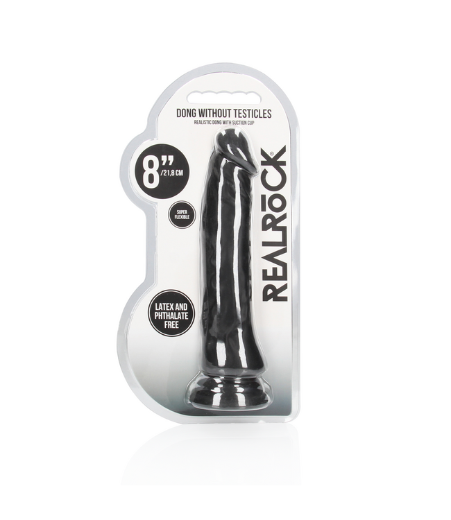 RealRock Realistischer Dildo ohne Hoden 18,9 cm - Samtweich & Saugnapf