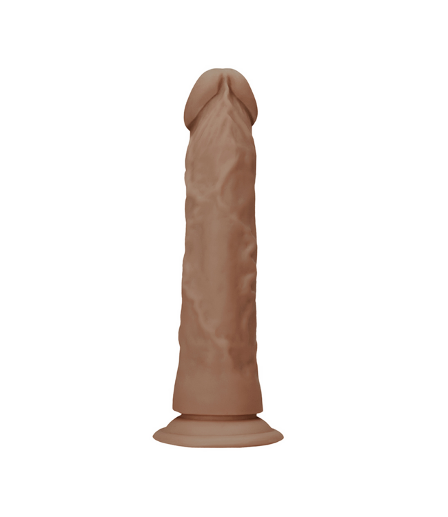 RealRock Levensechte Dildo 18,9 cm Met Zuignap En Realistische Textuur Zonder Testikels