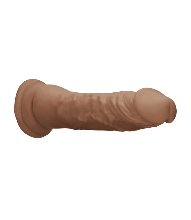 RealRock Realistic 18.9 cm Velvet Soft Dildo with Suction Cup & Harness Compatibility