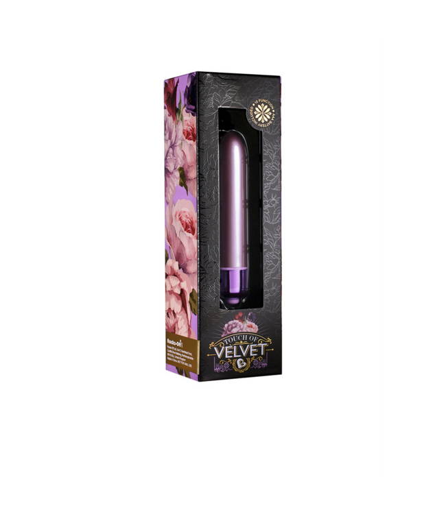 Rocks-Off Touch of Velvet 10-Speed Vibrating Bullet Massager - Luxury Sensation