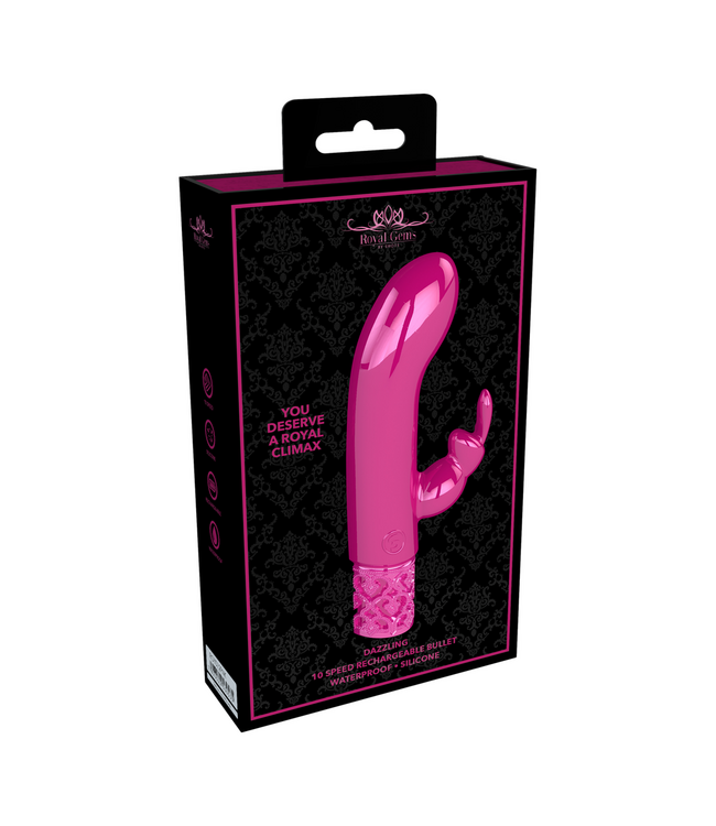 Royal Gems DAZZLING: Eleganter Mini-Rabbit Vibrator aus medizinischem Silikon