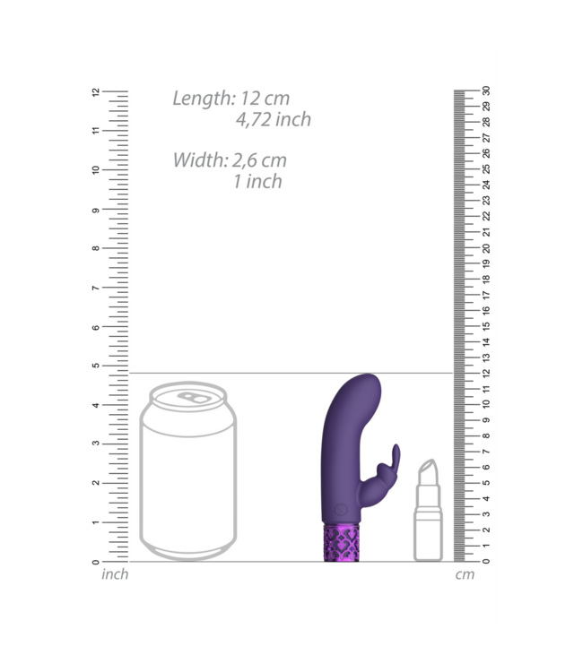 Royal Gems Royal Gems Mini Rabbit Vibrator – Oplaadbaar, Krachtige F-1 Motor, Siliconen