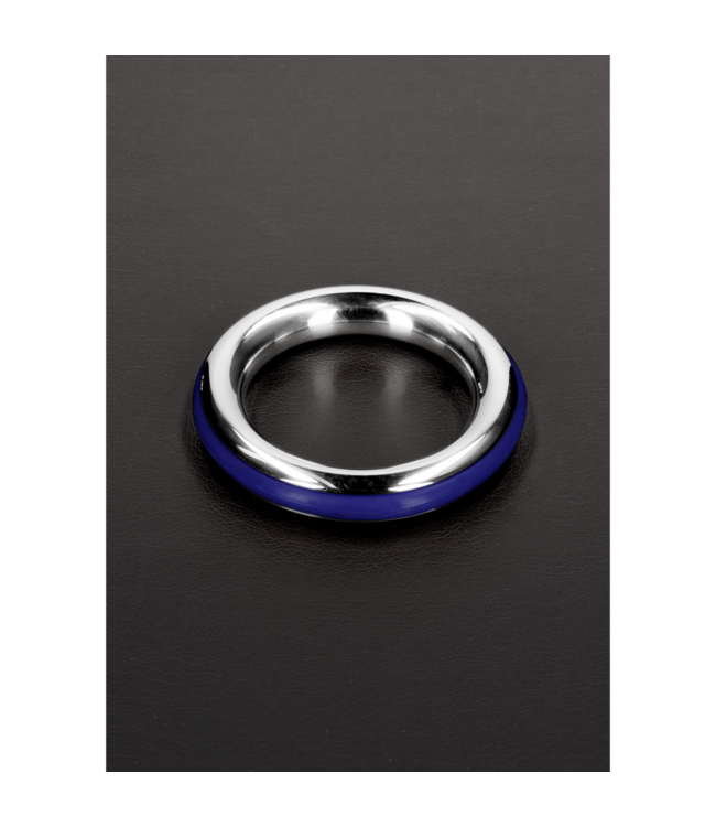 Steel by Shots Steel by Shots Roestvrijstalen Cockring Met Siliconen Inleg – Duurzaam & Comfortabel