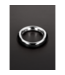 Steel by Shots Cazzo Tensions Stylish Steel Cock Ring with Comfortable Silicone Bands