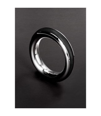 Steel by Shots Cazzo 50mm Stainless Steel Cock Ring with Colourful Silicone Wraps