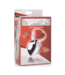 XR Brands Red Jasper Heart Butt Plug - Ignite Passion & Power (8.4 cm)
