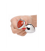 XR Brands Roter Jaspis Herz-Buttplug 8,4 cm – Intensiviert Leidenschaft & Kreativität