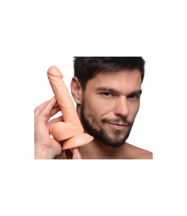 XR Brands Realistic 19cm POP Dildo with Suction Cup - Firm PVC Pleasure Toy