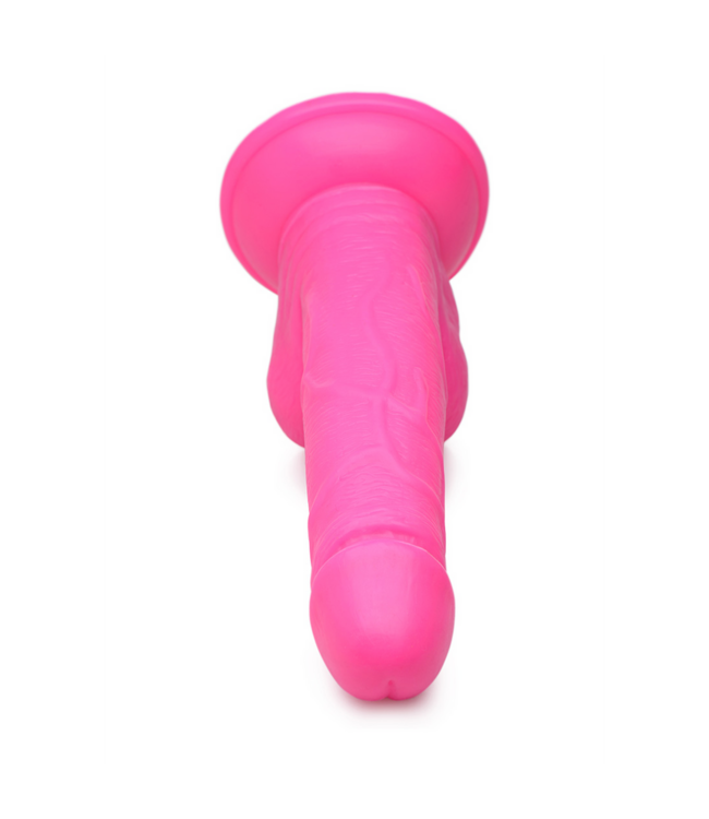 XR Brands Realistischer POP Dildo mit Hoden – 19 cm, flexibel & stark mit Saugnapf