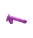 XR Brands Flexibele Realistische Dildo 19 cm Met Zuignap En Ballen – Paars