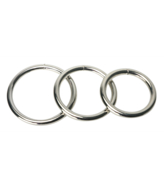 XR Brands Stalen Cockring Voor Strakke Pasvorm en Comfort | XR Brands