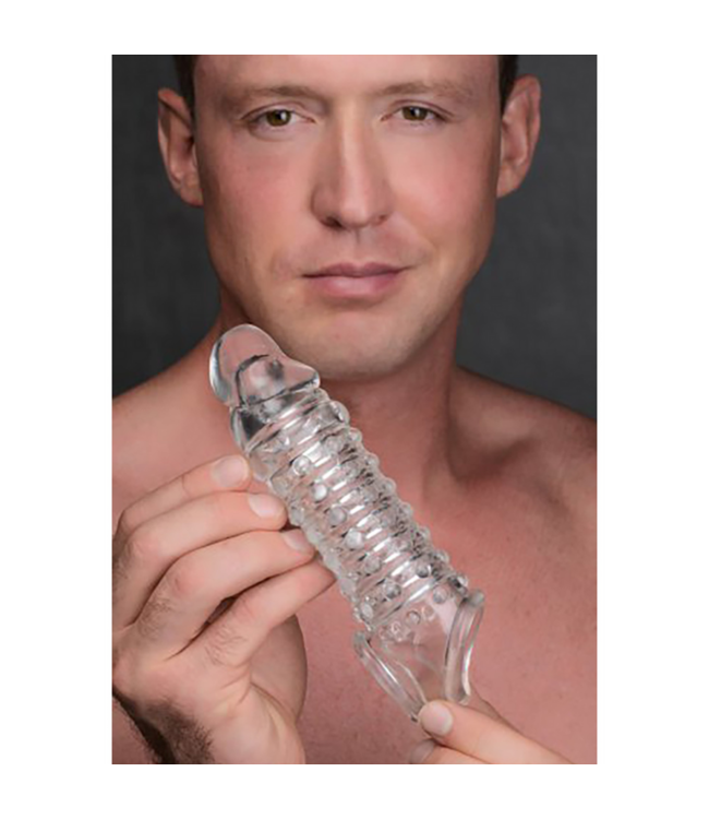 XR Brands Super-Soft Penis Sleeve | Add Length & Intense Pleasure with Texture