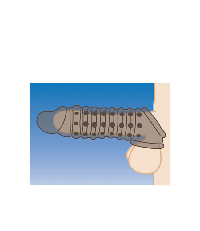 XR Brands Ultimate Penis Sleeve – 2/4 cm Length & Girth Enhancer