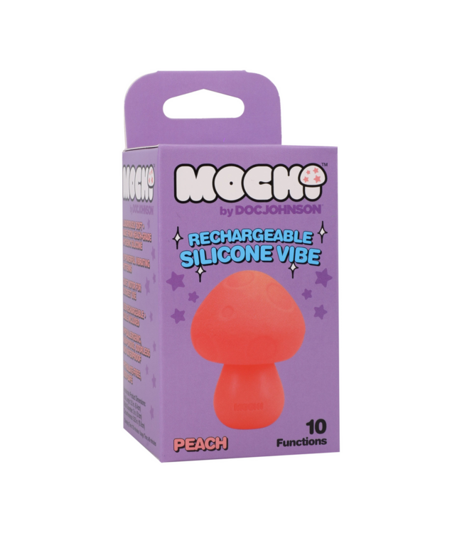 Doc Johnson Mochi Vibe Peach: Compact, Waterproof Silicone Rechargeable Vibrator