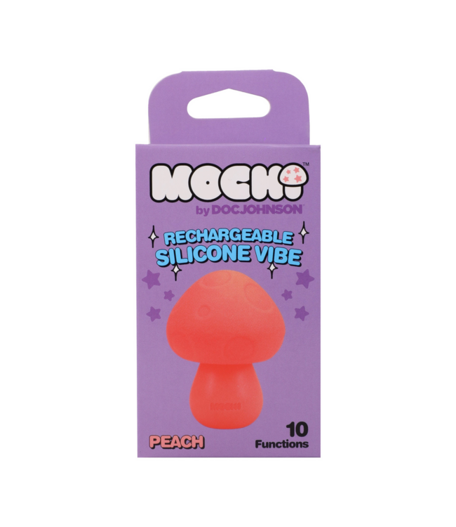 Doc Johnson Mochi Vibe Peach: Compact, Waterproof Silicone Rechargeable Vibrator