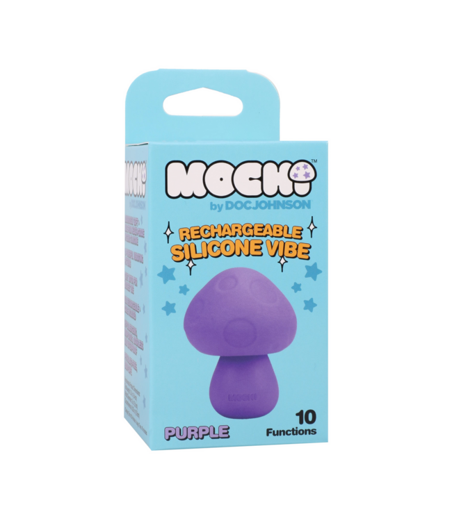 Doc Johnson Kleine Oplaadbare Siliconen Vibrator Paars Met 10 Stille Vibraties