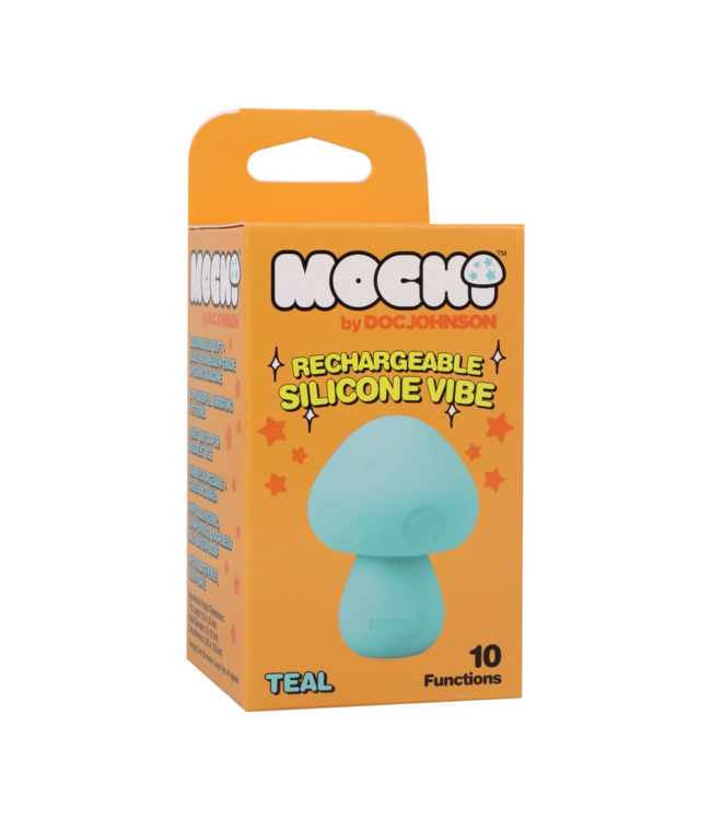 Doc Johnson Mushroom Vibe: Compact Waterproof Silicone Vibrator with 10 Functions