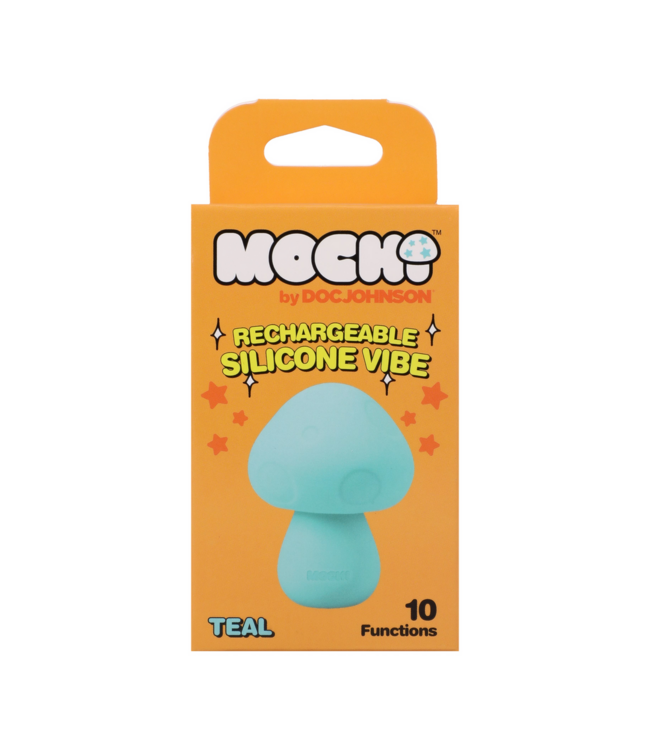 Doc Johnson Mushroom Vibe: Compact Waterproof Silicone Vibrator with 10 Functions