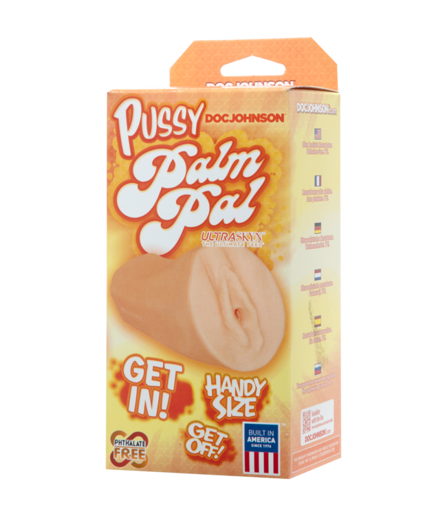 Doc Johnson Palm Pal ULTRASKYN Masturbator – Ultra-realistisches Vergnügen in Weiß