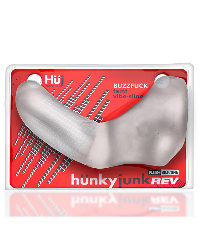 Hunkyjunk Hunkyjunk Taint Vibe Sling Transparant Met Plus+Silicone En Waterdichte Vibratie