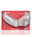 Hunkyjunk Hunkyjunk Taint Vibe Sling Transparant Met Plus+Silicone En Waterdichte Vibratie