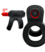 Hunkyjunk Hunkyjunk Revhammer Vibrerende Schacht Cockring Met Ribbelstructuur Rood