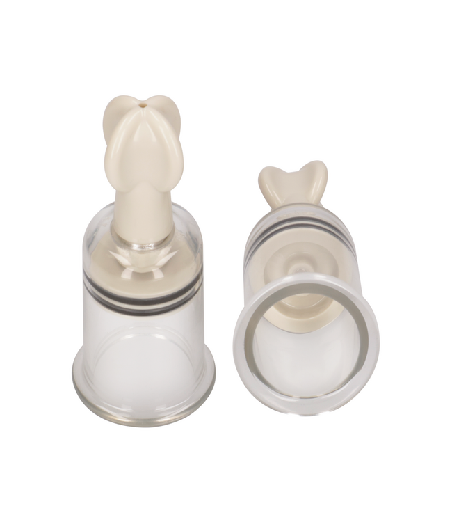Pumped Tepelcups Medium Voor Intensieve Zuigstimulatie Met Transparant Acryl