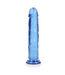 RealRock REALROCK 23 cm Clear Straight Dildo with Suction Cup - Phthalate Free