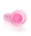 RealRock Crystal Clear Realistic Dildo with Suction Cup - 25 cm Length