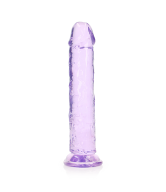 RealRock REALROCK Dildo mit Saugnapf - 25 cm, 4,5 cm dick, transparent, phthalatfrei