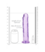 RealRock RealRock Transparante Realistische Dildo 25 cm Met Zuignap En Harnasfähig