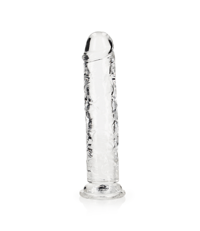 RealRock REALROCK Crystal Clear 23cm Dildo with Suction Cup for Ultimate Pleasure