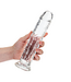 RealRock REALROCK Kristallklarer Dildo mit Saugnapf – 25 cm, phthalatfrei, sicher
