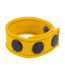 Red Leather Cocky Adjustable Leather Cock Ring - Yellow, Comfort & Stimulation