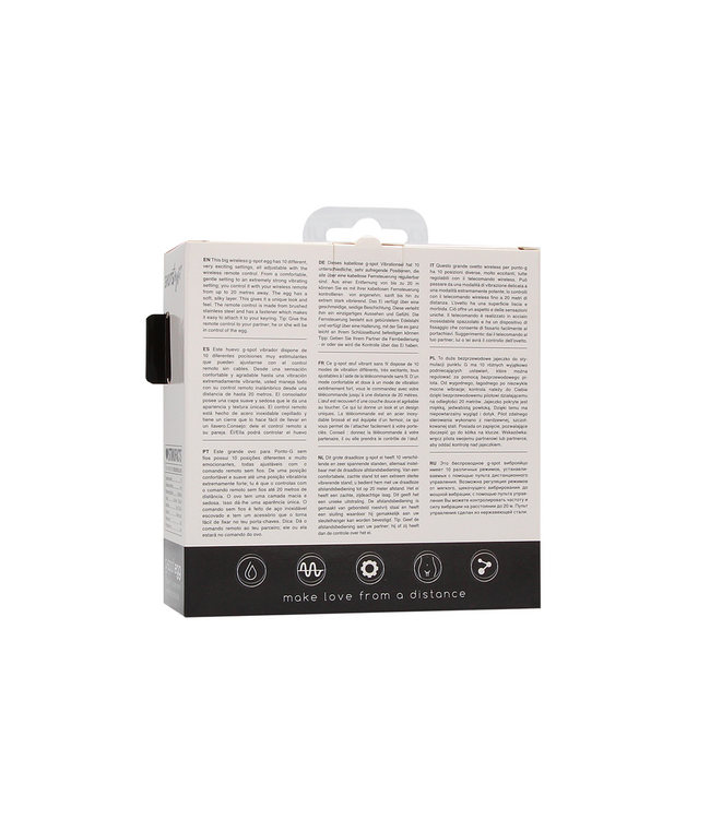 Shots Toys Draadloos Vibrerend G-Spot Ei Met 10 Vibratiestanden En Afstandsbediening