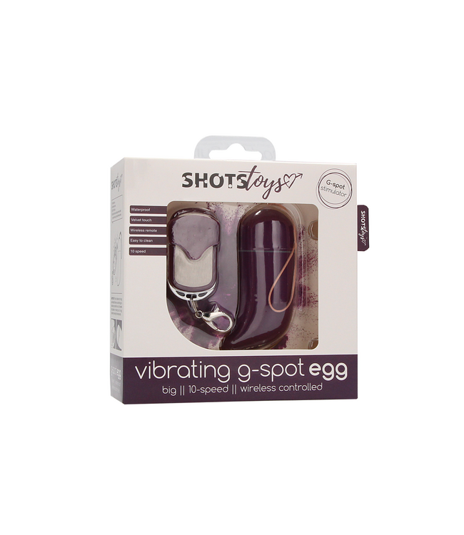 Shots Toys Draadloos Vibrerend G-Spot Ei Met 10 Vibratiestanden En Afstandbediening