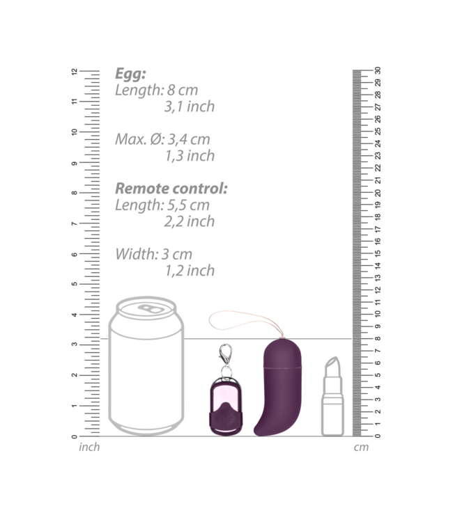 Shots Toys Draadloos Vibrerend G-Spot Ei Met 10 Vibratiestanden En Afstandbediening
