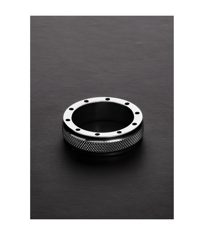 Steel by Shots COOL & KNURL C-Ring | Kühlender Komfort mit optimalem Halt aus Stahl
