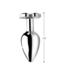 XR Brands Metalen Lucky Clover Anale Plug 6,6 cm Met Klavertje Sieraad