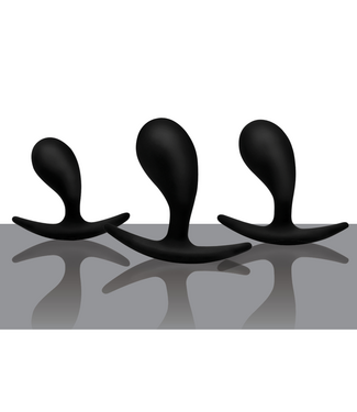 XR Brands Samtweiches 3-teiliges Anal-Trainer-Set für maximales Vergnügen
