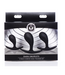 XR Brands Dark Droplets 3-Piece Anal Trainer Set - Velvety Soft Pleasure