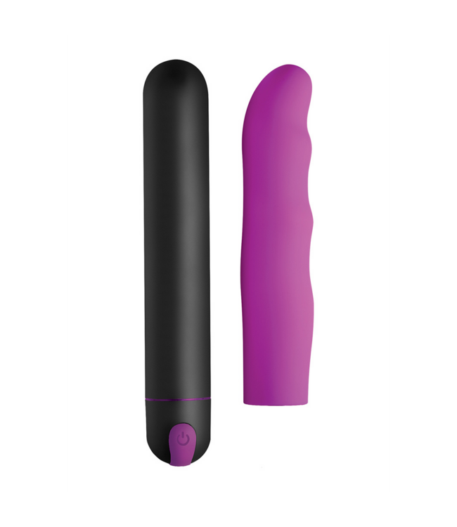 XR Brands XL Double-Density Silicone Dildo with Squirting Function - 25 cm