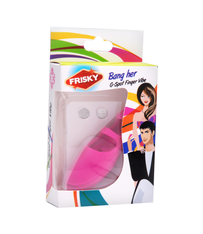 XR Brands Frisky Silicone G-Spot Finger Vibrator - Ultimate Clitoral Stimulation